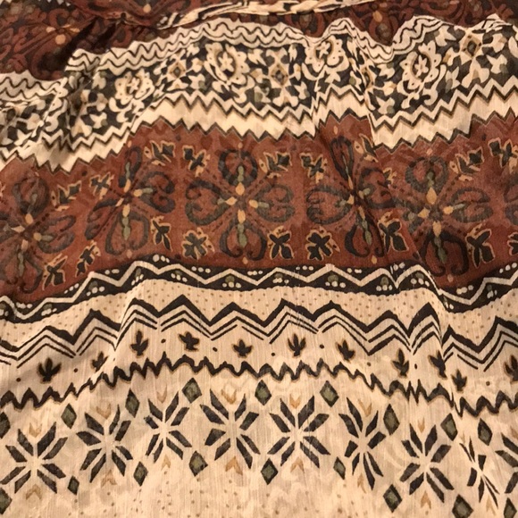 Boho sheer ‘In Love’ tunic M - Picture 2 of 6